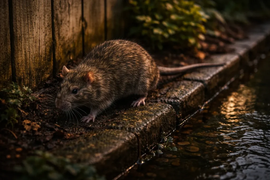Rat in de tuin