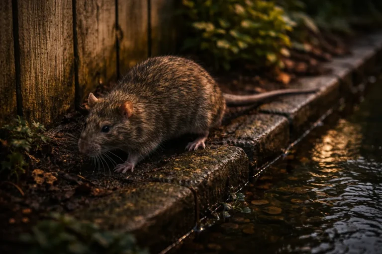 Rat in de tuin